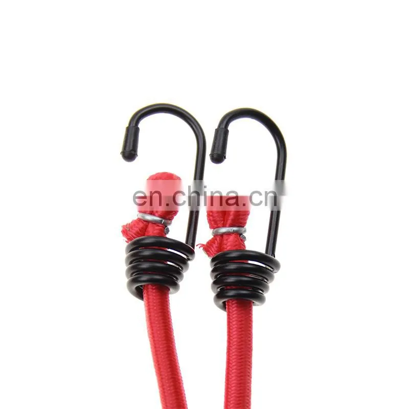 TUV,GS Certification Durable Rubber bungee cords 8mm/luggage bungee cord/bungee cord iron hook