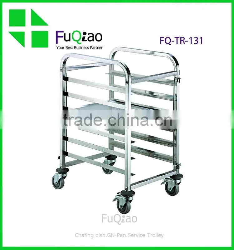 Hotel Equipment stainless steel housekeeping cart , service cart , Rack trolley