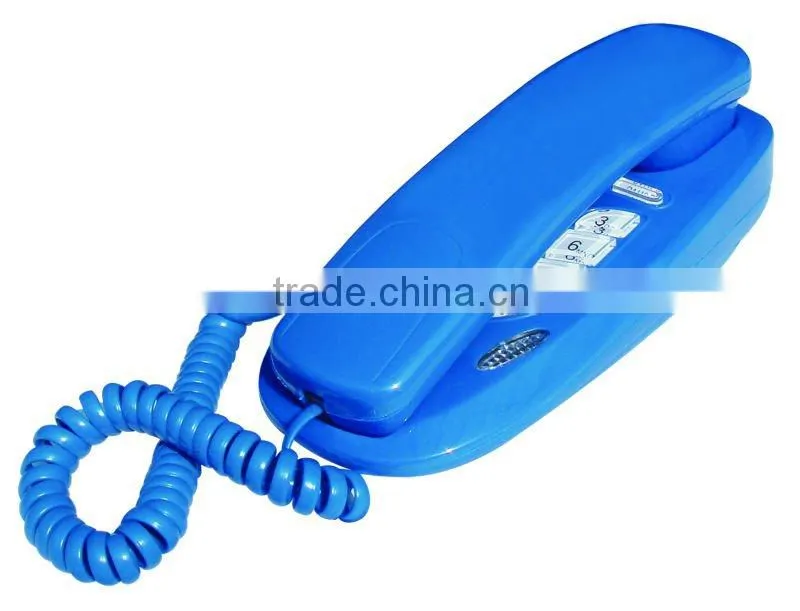 hot sale cheap slim corded telephone / wall mounted telephone / desktop or landline phone