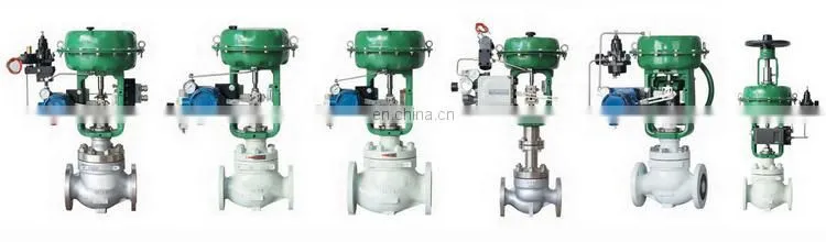 Pneumatic Diaphragm Control Valve with Positioner Pneumatic Actuated Water Steam Globe Valve