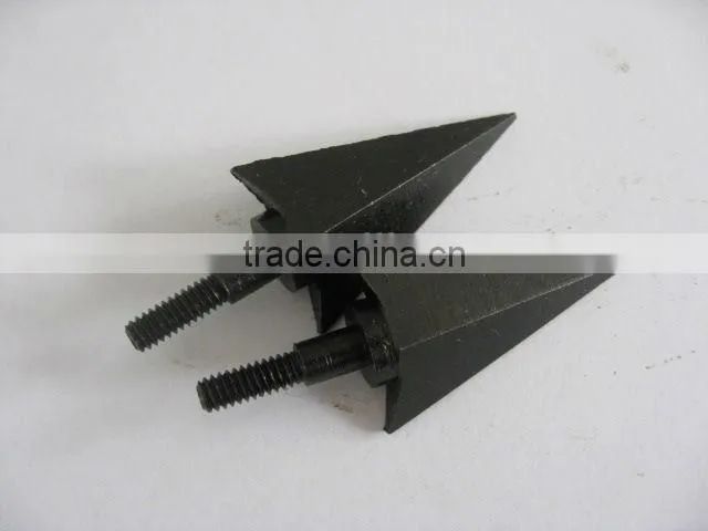 Linkboy target point steel 2 blades points with thread