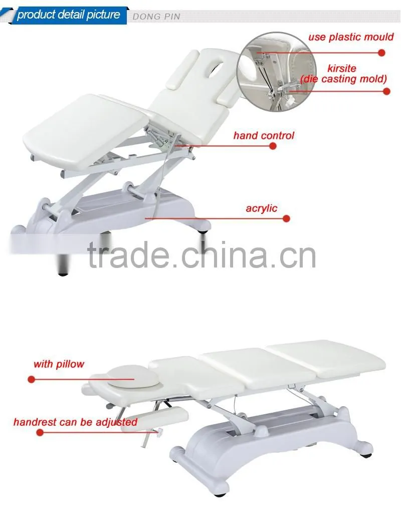 electric massage bed with pillow