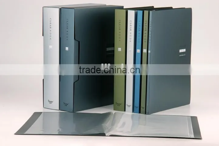 high quality pp clear hard plastic pocket file folder a4 display presentation folder