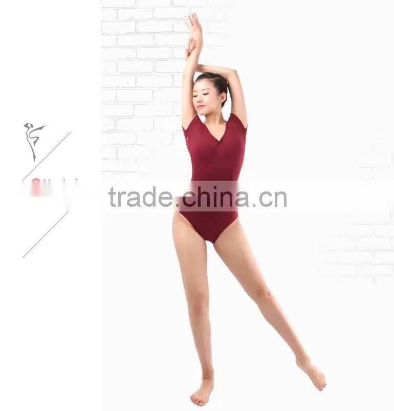 Dansgirl Adult Lycra Lace Back Cap Sleeve Lyrical Sexy Ballet Leotard