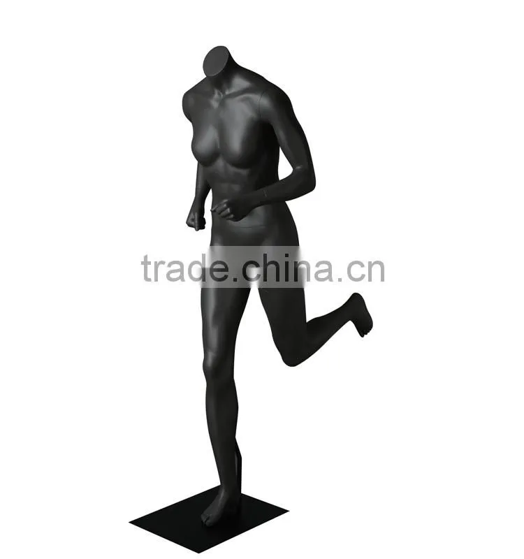 sport running headless female mannequin