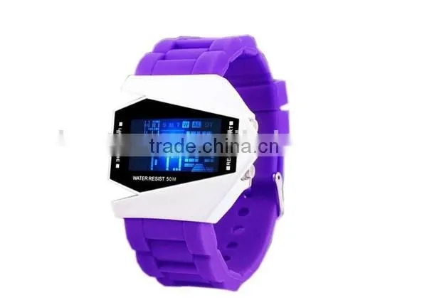 2015 hot selling digital silicone led watches men watch