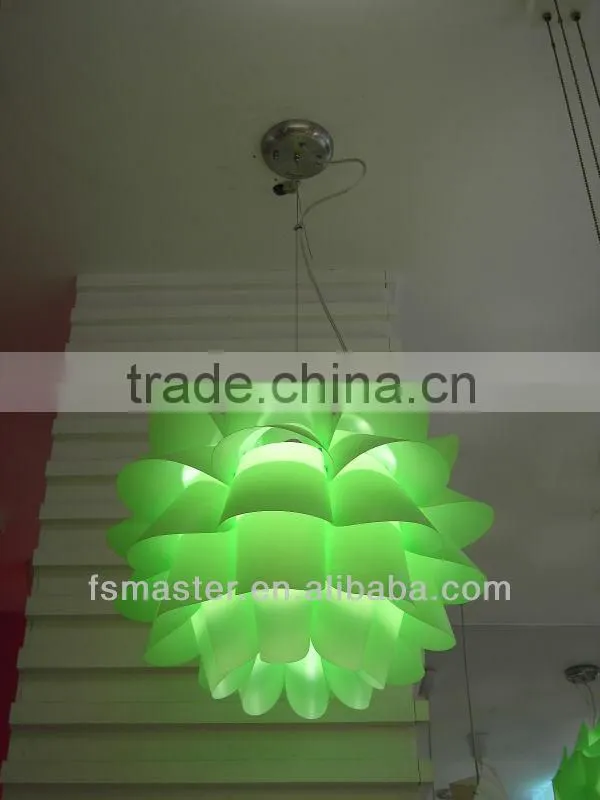 Colorful flower design home appliance ceiling light