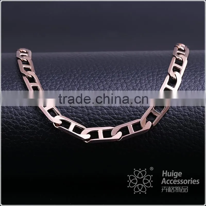 Chains Necklaces Type simple link chain jewelry chain decorative chain coffee gold plated necklace