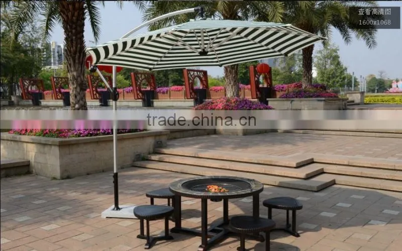 Gold supplier outdoor beach umbrella manufacturer bright colored beach parasol