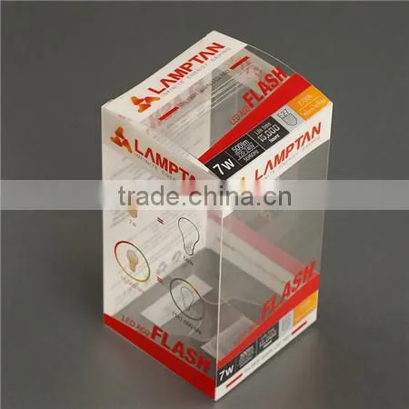 LED A60 flash plastic packaging box