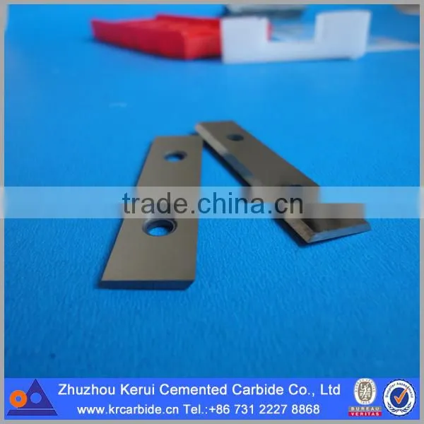 Solid carbide strip for hard wood, soft wood, MDF, HDF processing