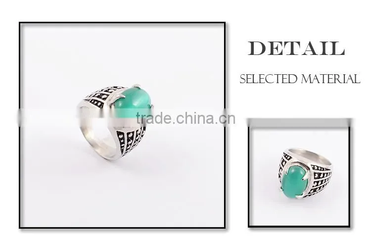 Jewelery factory guangzhou big size silver rings for men