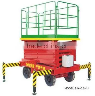 high-grade mobile scissor lift hot saled in dubai