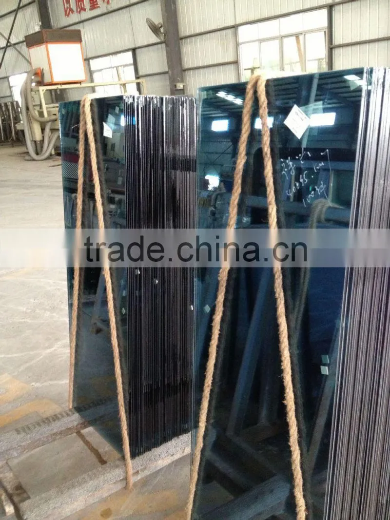 Guangzhou Supply GLASS ,5mm Natural green tempred galss ,curved glass