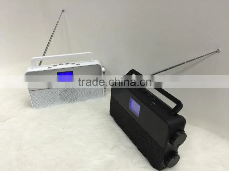 2015 Brand New Unique White Design Portable PLL Radio