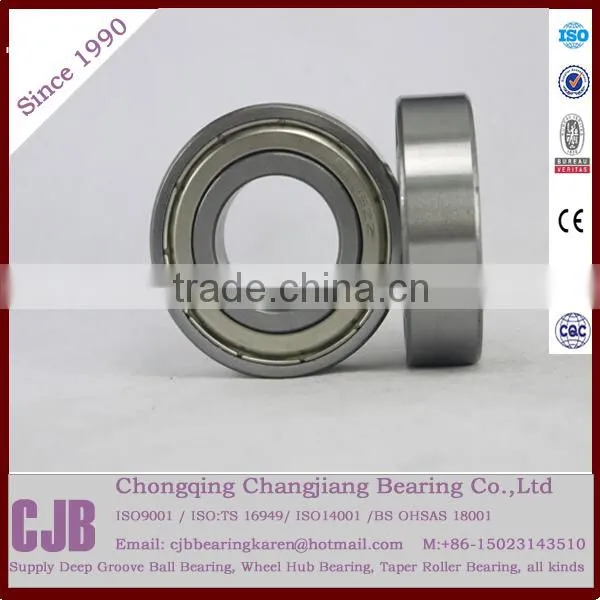 Certified High quality Single Row deep groove ball bearing from China