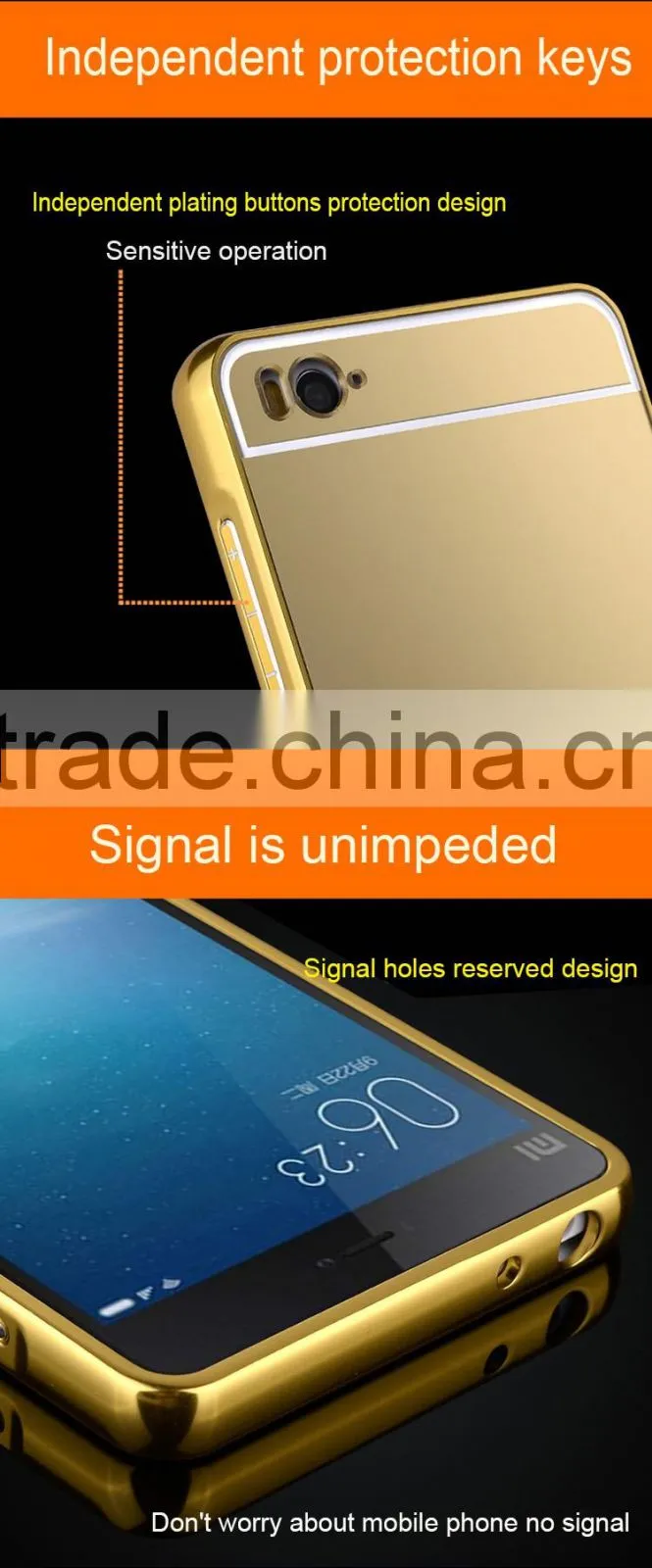 machine making cover for mobile phone metal mirror back bumper case cover for samsung galaxy j7 j5 a7 a8 mirror case