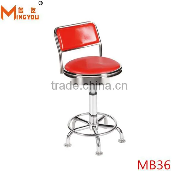 modern design durable metal swivel bar stool