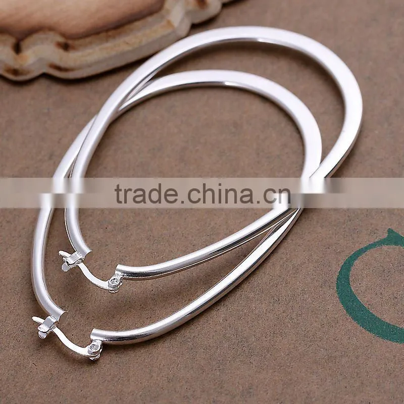 Lekani SGS Certified silver plated bulk hoop earrings