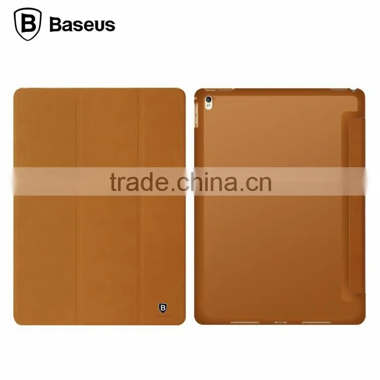 BASEUS For iPad Pro 9.7 Terser Series 3 Folding Leather Case Luxury Business PU Leather Case With Stand For iPad Pro 9.7 TB-0343