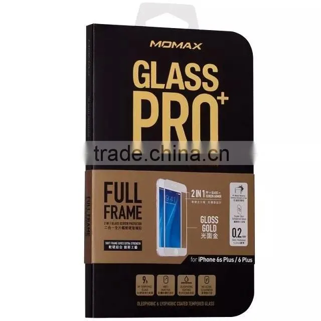 MOMAX Anti-Scratch 2 in 1 Tempered Glass Full Screen Protector For iPhone 6plus/6s plus 5.5 MT-5052
