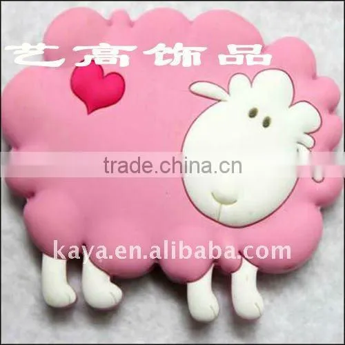 Plastic promotioal gift 3D soft badge