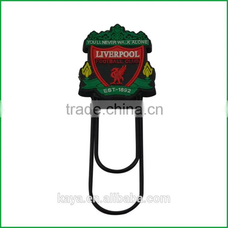 Popular soft pvc custom book clips for premium gifts