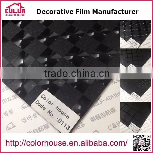 Factory wholesale Black car 3d film, car wrap film