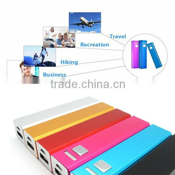 Portable Small Multi- Color 1800mAh Power Bank External Battery Charger USB