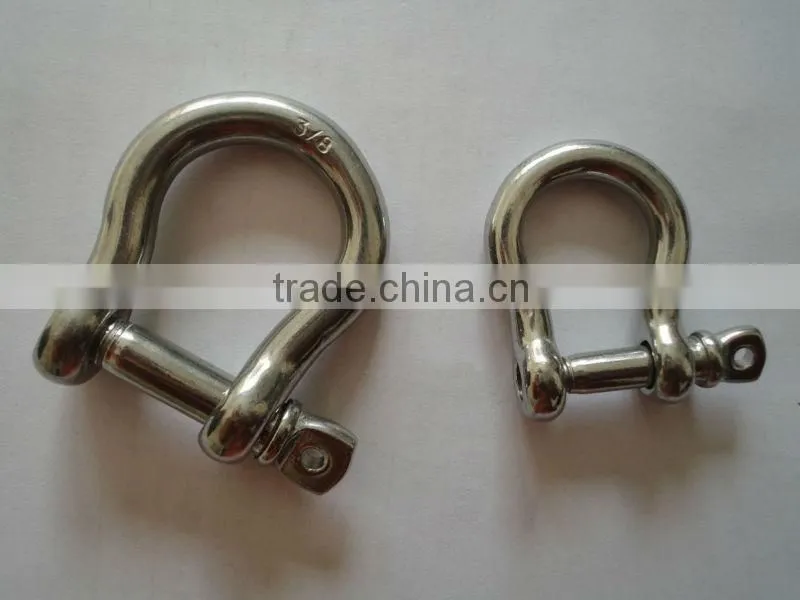 SUS 304/316/316L stainless steel anchor shackle