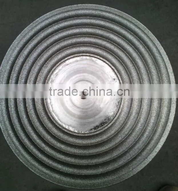 Electroplated diamond grinding plate for jade bead making
