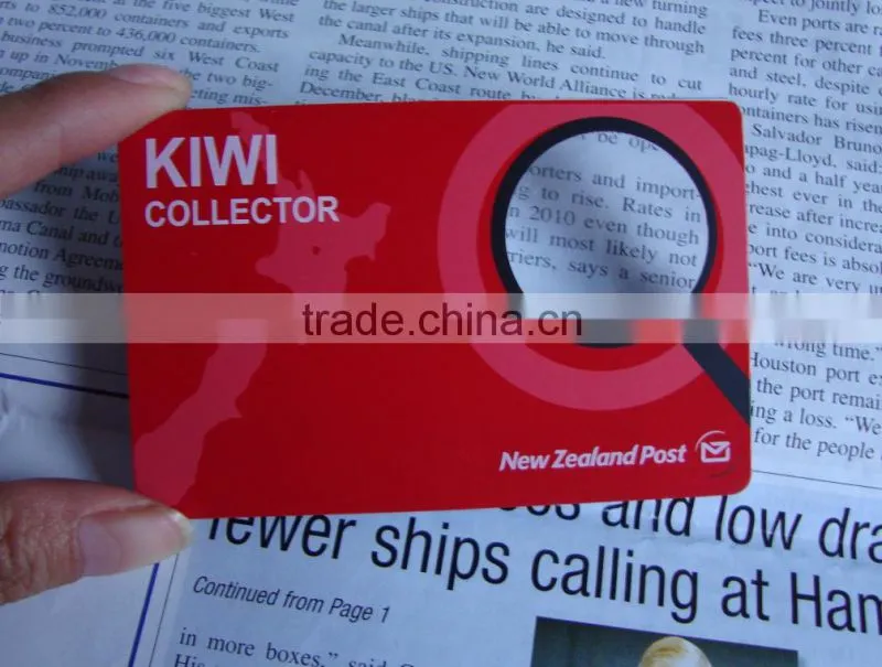 business card Round lens magnifier MF204-1