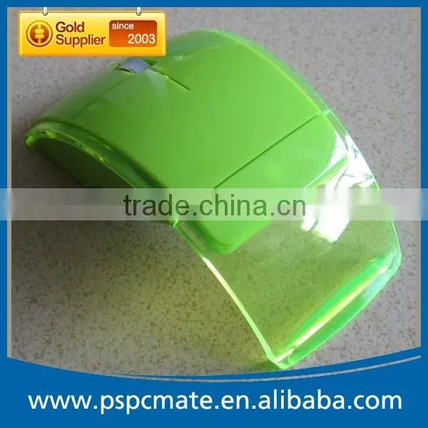 Computer 2.4G Wireless Folding Arc Crystal Gift Mouse