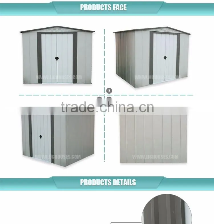 New and professional 2 car metal carport shed,high quality duramax shed,hot sell tin shed