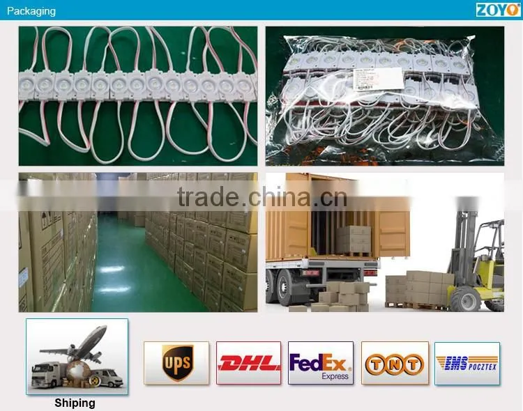 3W SMD5050 LED injection modules High Power modules LED DC 12V with PMMA Lens IP 68 outdoor for light box