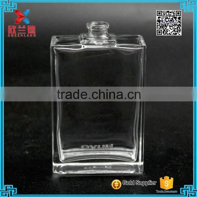 wholesale 100ml 3 oz glass perfume bottle with pump sprayer