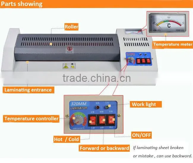 A3 hot laminating machine