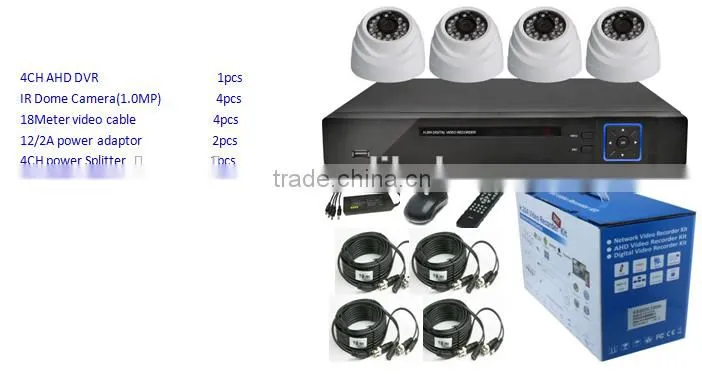 Kendom Most popular cctv kit all in one system 8CH 1080P Combo Kit for home security