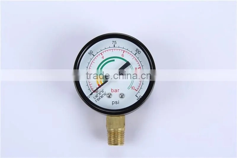 New style products China easy to read 0-600 bar high quality vaccum pressure gauge