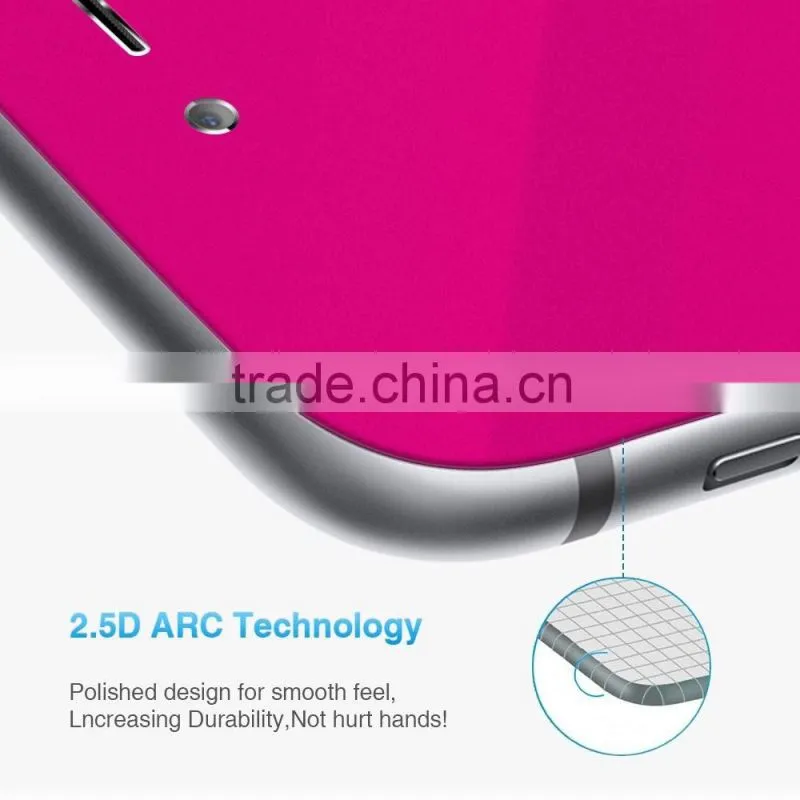 2016 High quality blue tempered glasses screen protector for apple iphone 6s plus