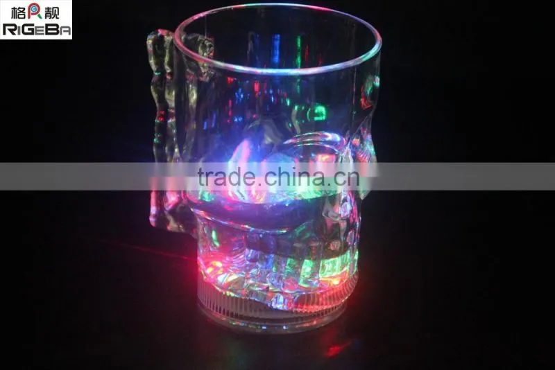 led flashing drink cups Plastic Type and Eco-Friendly Feature led flashing drink cups