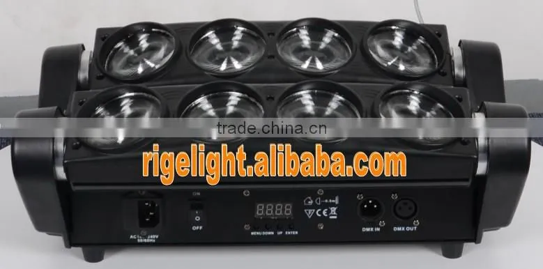 new product 8*10w dj lights moving head led beam spider light