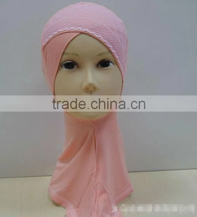 C032 new style lace criss-cross ninja inner underscarf,full underscarf to cover neck