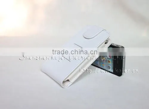 2013 Latest Mobile Cowskin Leather Case For Iphone 4