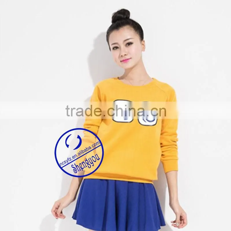 Women's classic fit Eco Friendly Pullover Hoodie/ New Style garment 2015