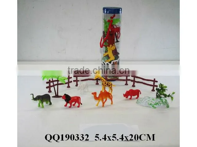 Animal play set, set toy, plastic animal toy