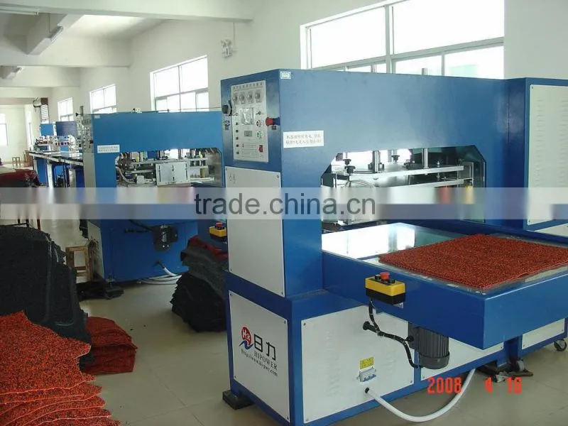 High frequency auto Carpet making machine