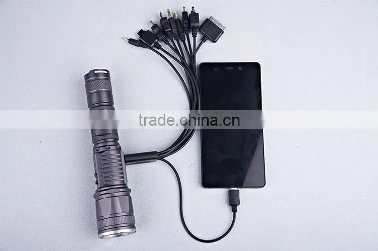 China Wholesale Aluminium-Alloy Low Price High Quality USB Led Flashlights