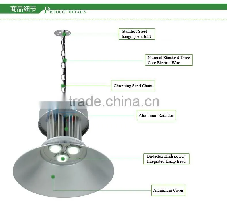 ShenZhen export led light CE ROHS workshop 100W 150W 200W led light