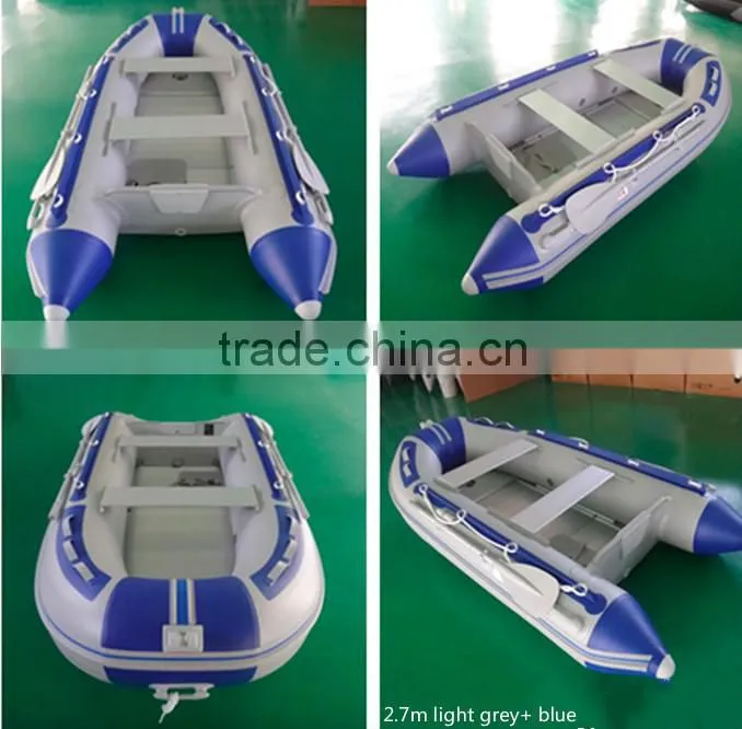 China inflatable folding boat with motor for sale